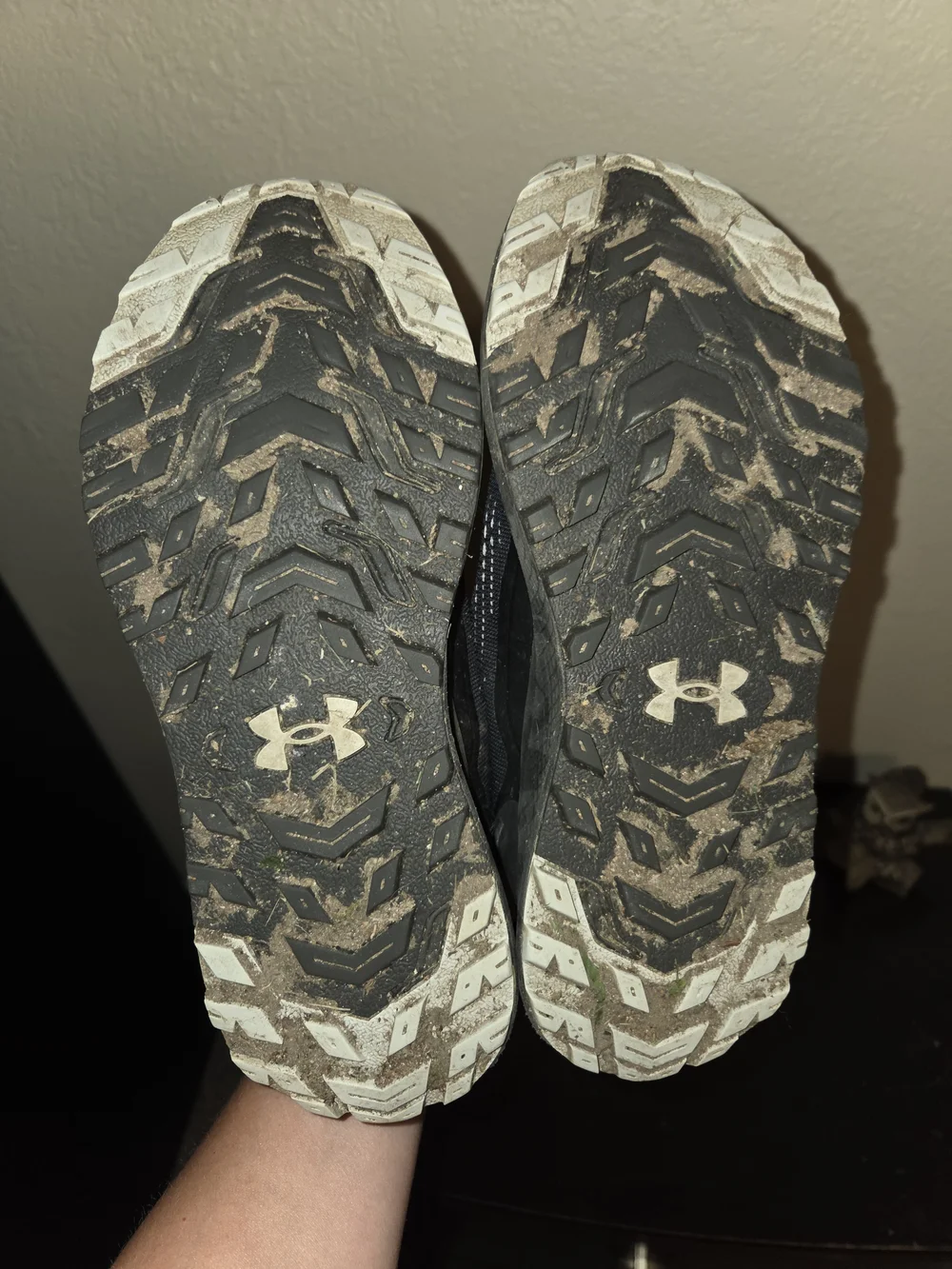 E8Under Armour Women's Black and Gray Athletic Sneakers